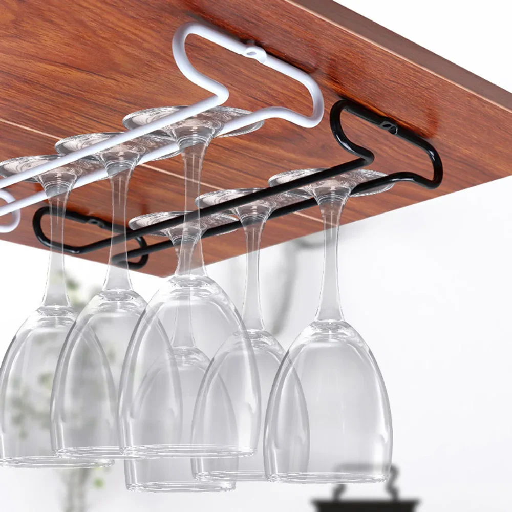 Wine Rack Wall Mount - Iron Wall Mount Wine Glass Rack