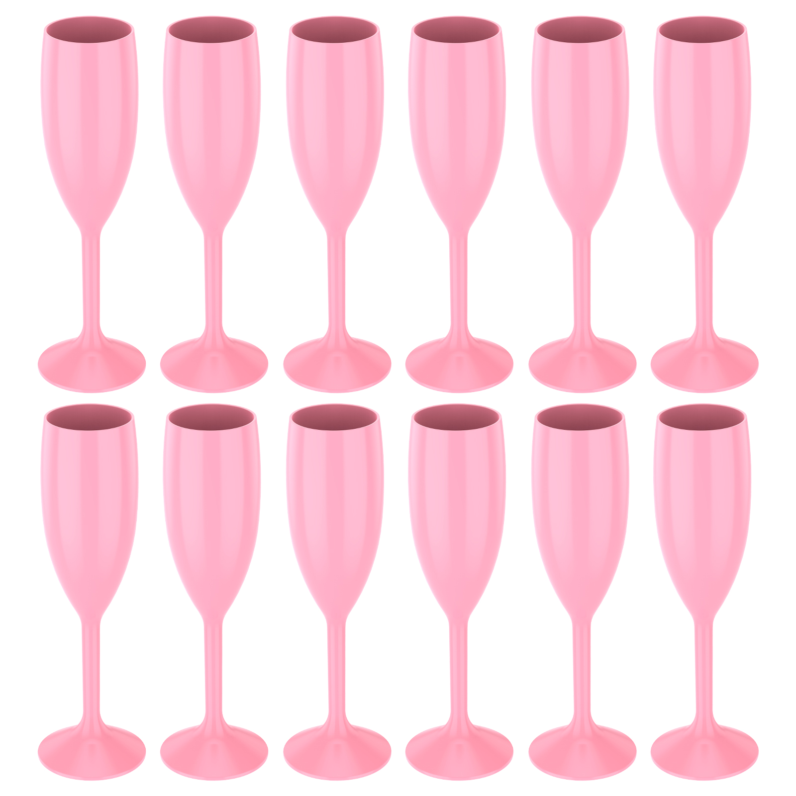 Wine Beer Bar - 12 Pcs Champagne Flute Bulk 170ML/207ML