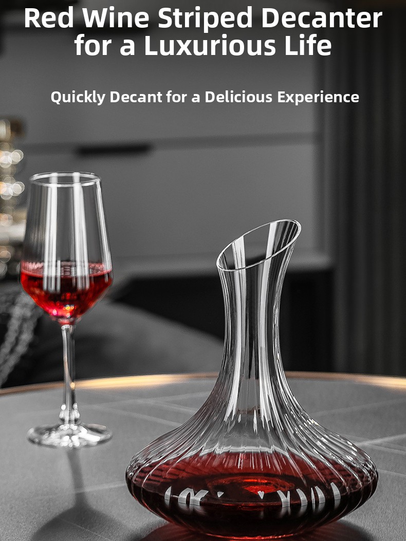 Wine Aerator Pour - Thickened Crystal Wine Decanter High Aesthetic