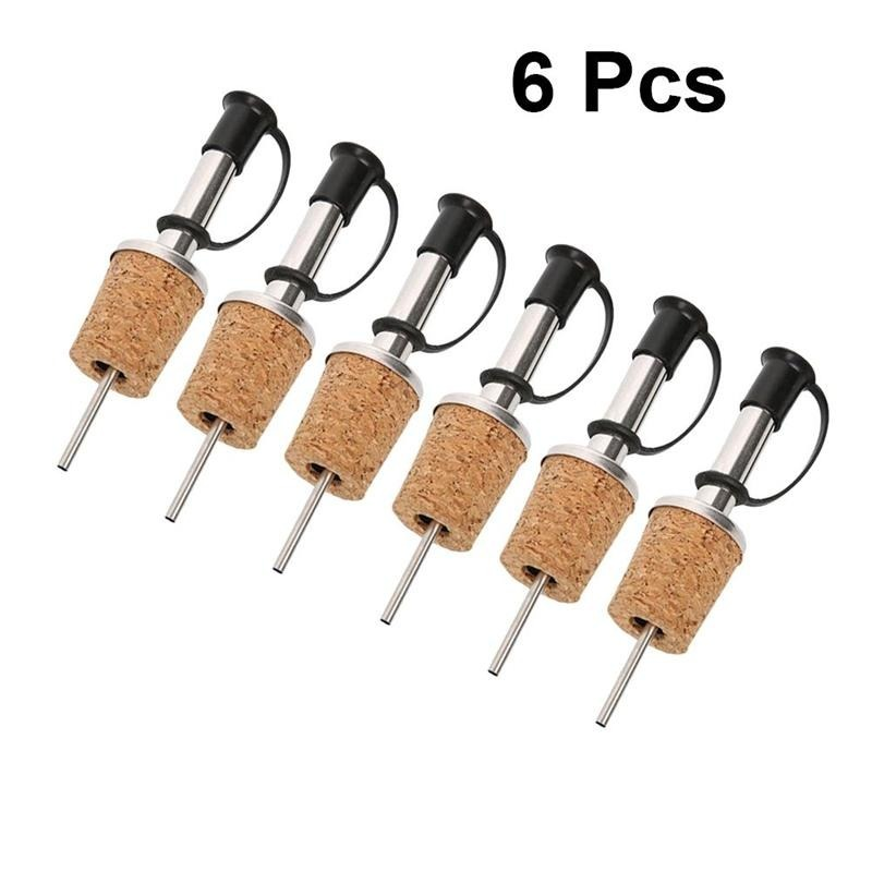 Wine Aerator Pour - Stainless Steel Wine Pourer, Cork Design,