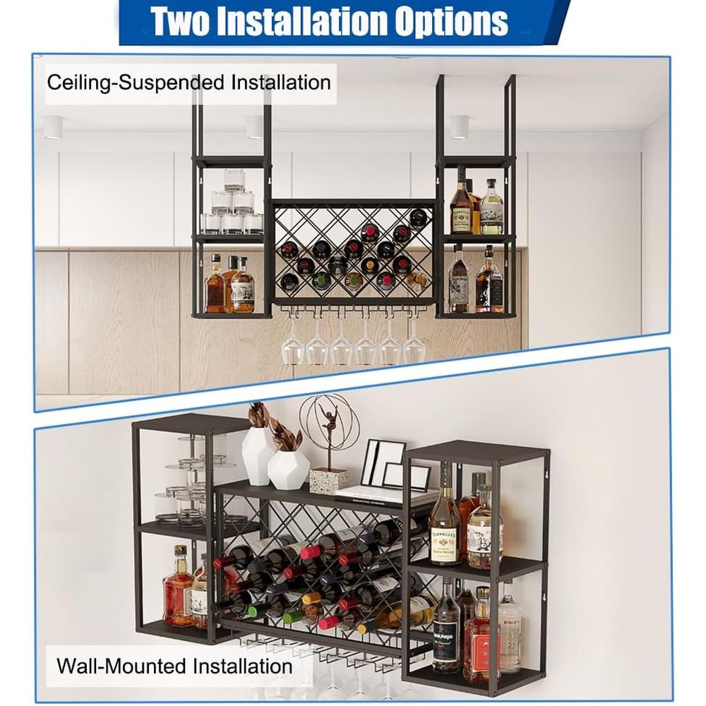 Wine Rack Wall Mounted, Dual I – Wine Rack Wall Mount Bewertung und Preis