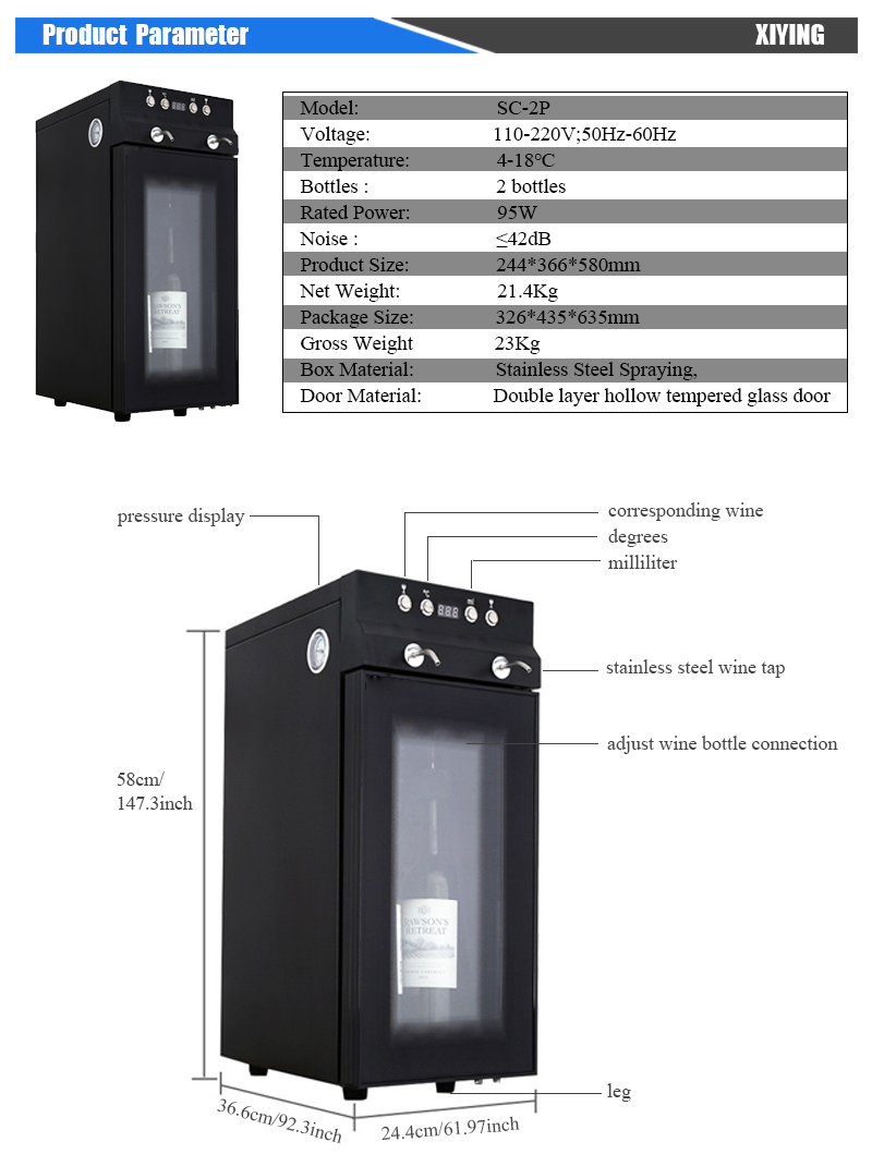 Luxury 2-Bottle Automatic Bar  – Wine & Beer Shop Bewertung und Preis