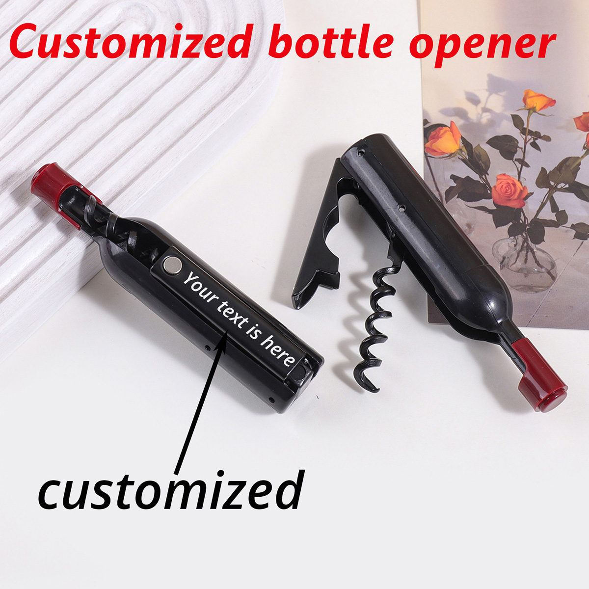 Custom Text Wine Opener Person – Wine With Beer Name Bewertung und Preis