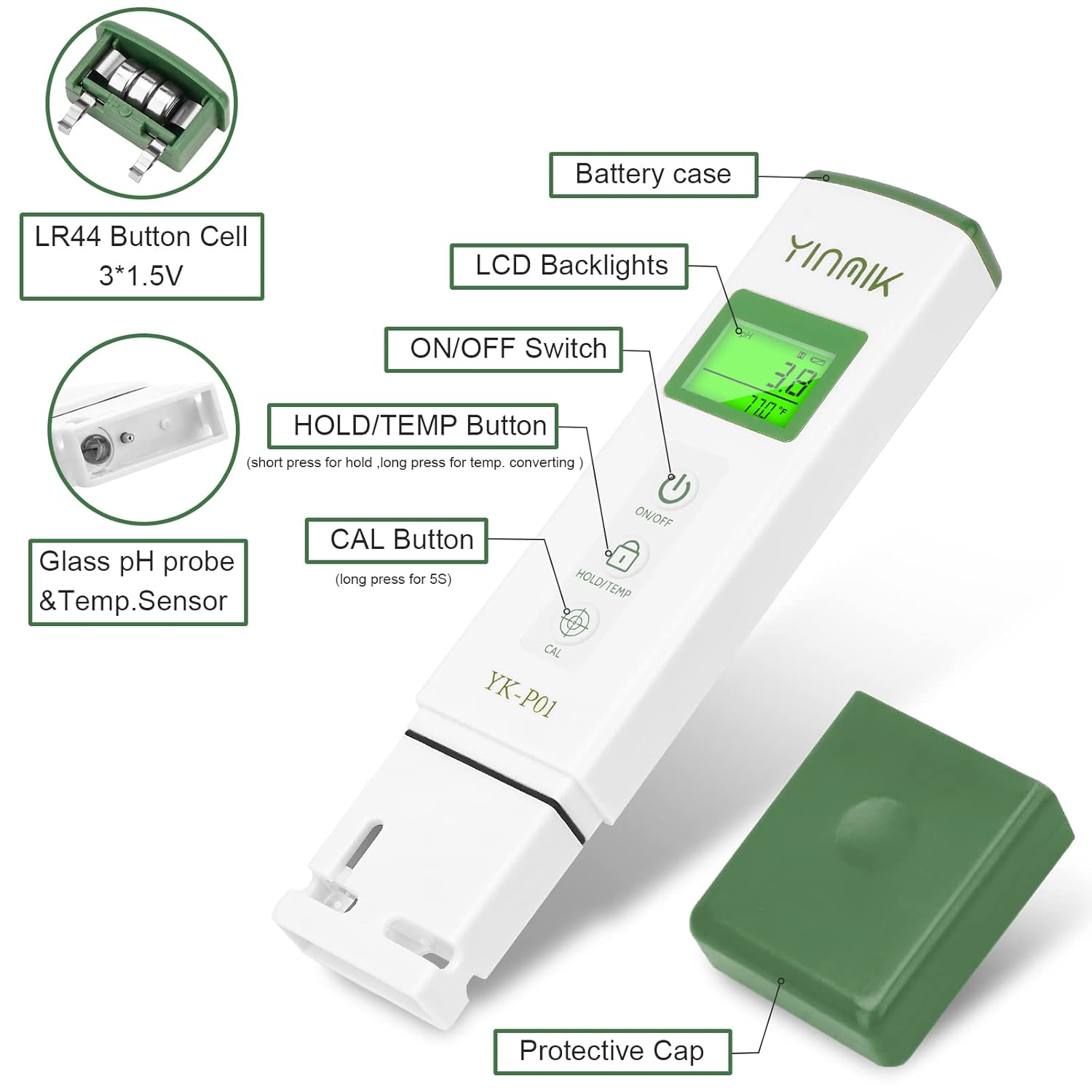 pH Meter Tester for Water Hydr – Wine Beer Spa Bewertung und Preis