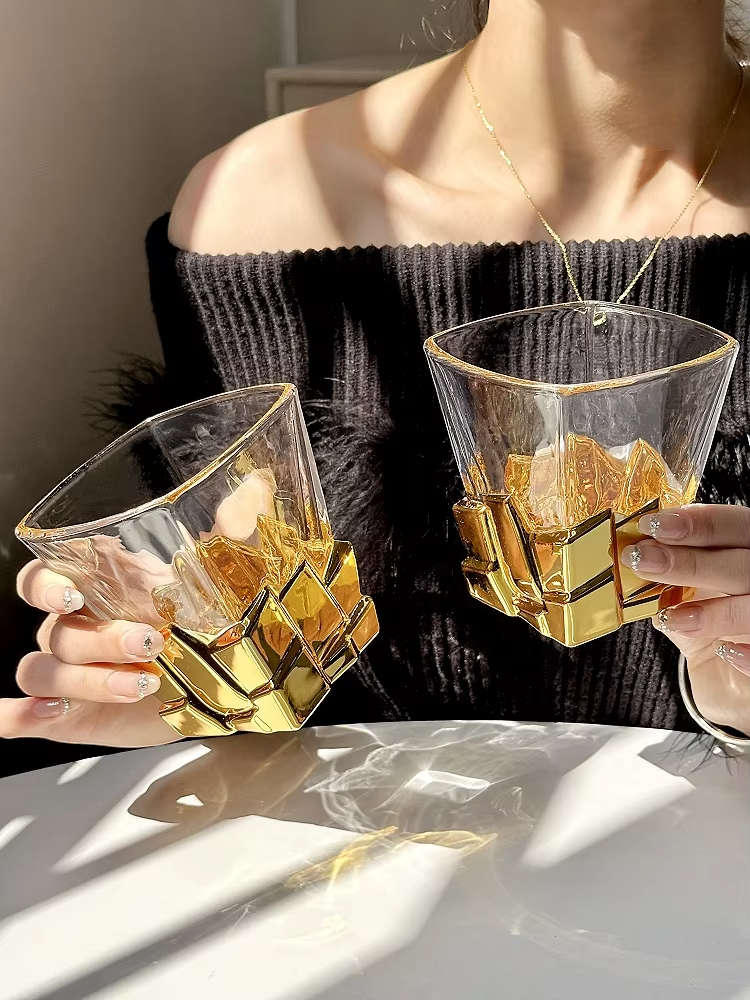 Space Gold Ice Cube Cup Artist – Wine Beer Whiskey Bewertung und Preis