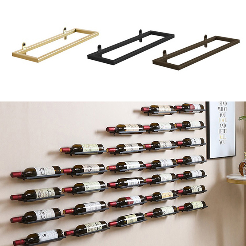 1PC Wall-Mounted Bar Wine Rack – Wine Rack Wall Mount Bewertung und Preis