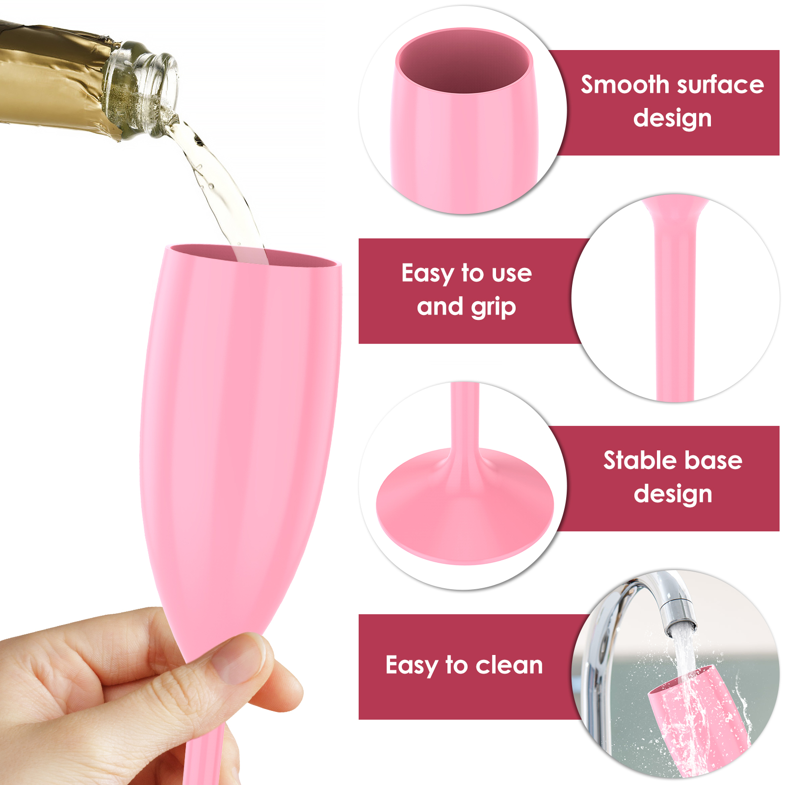 12 Pcs Champagne Flute Bulk 17 – Wine Beer Bar Bewertung und Preis