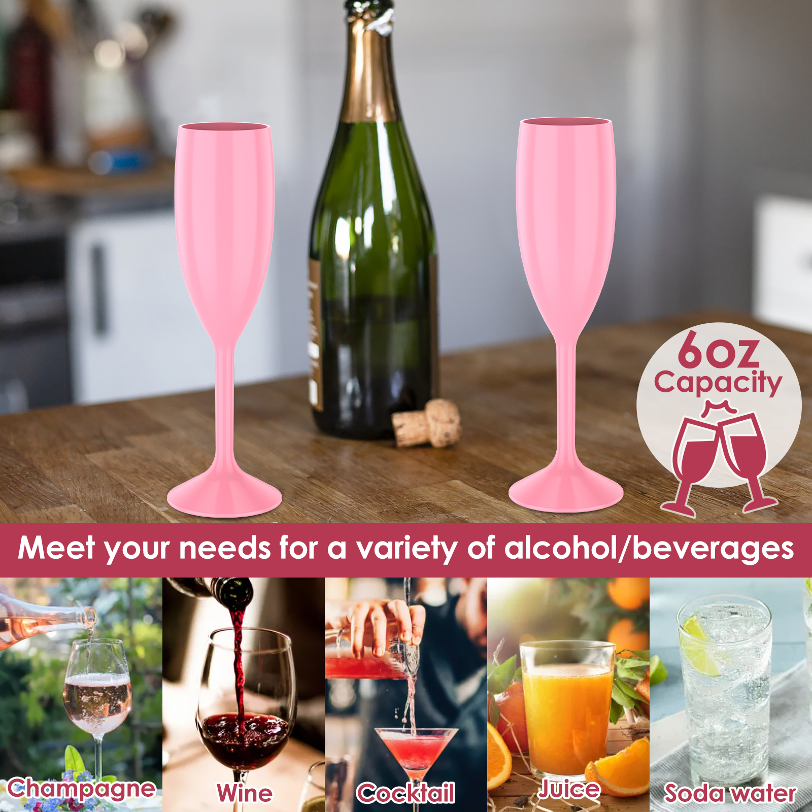 12 Pcs Champagne Flute Bulk 17 – Wine Beer Bar Bewertung und Preis