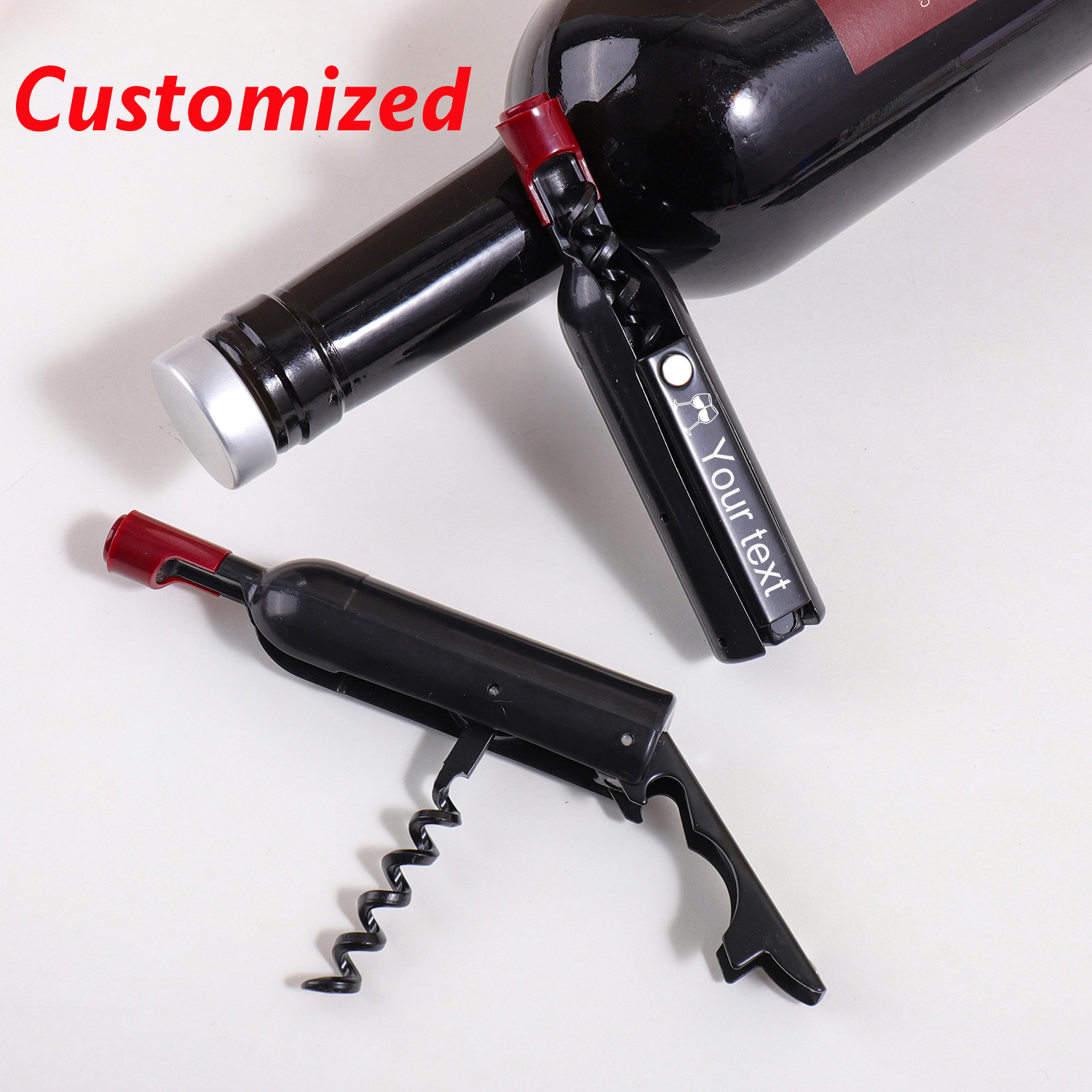 Bottle Shape Custom Text Wine  – Wine With Beer Name Bewertung und Preis