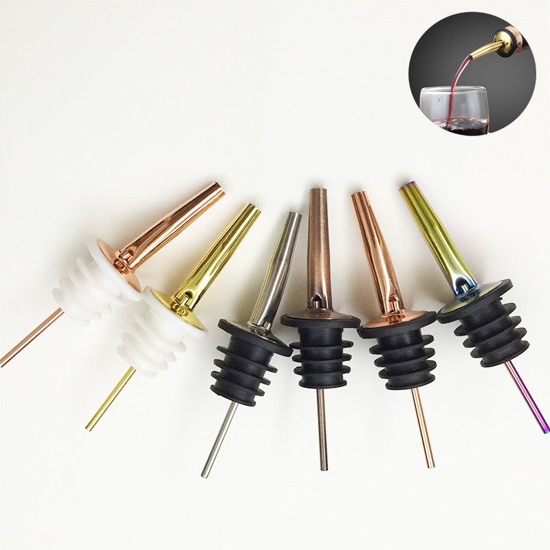 4Pcs Black/Rose Gold/Silver Li – Wine Aerator Pour Bewertung und Preis