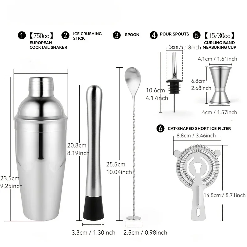 Stainless Steel Cocktail Shake – Muddler Cocktail Bar Bewertung und Preis