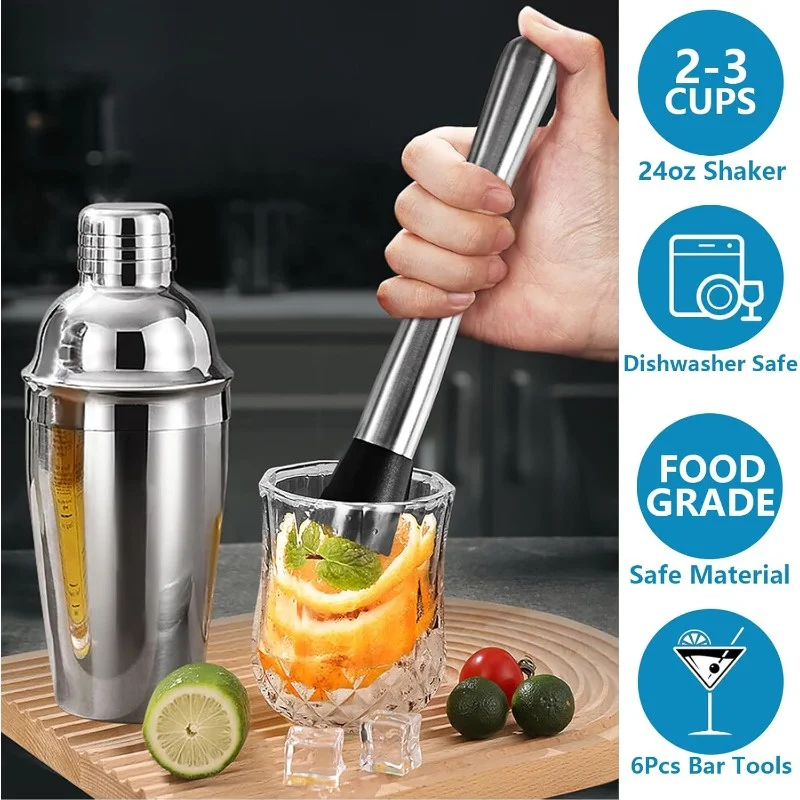 Stainless Steel Cocktail Shake – Muddler Cocktail Bar Bewertung und Preis