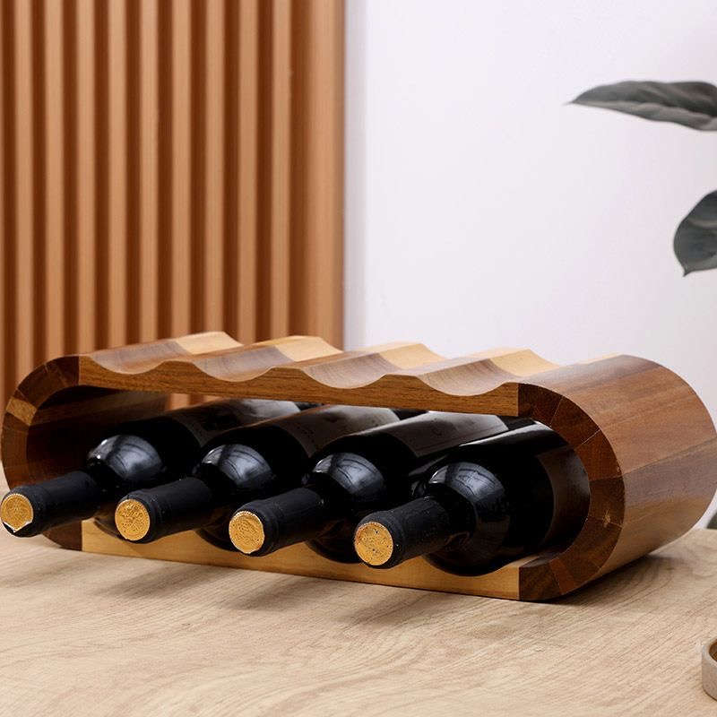Wooden Double-layer Red Wine D – Wine Rack Wall Mount Bewertung und Preis