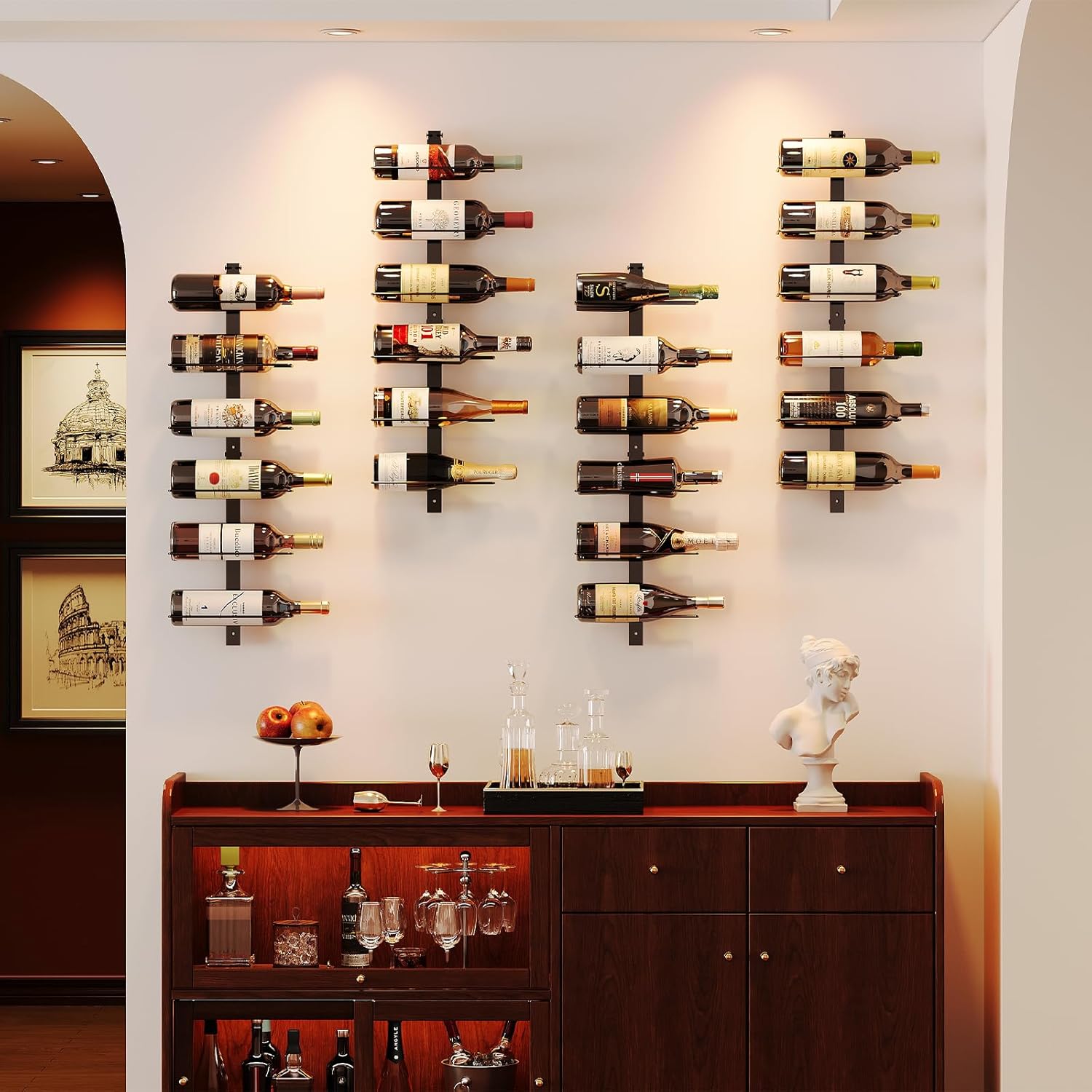 Modular Wall Mounted Wine Rack – Wine Rack Wall Mount Bewertung und Preis