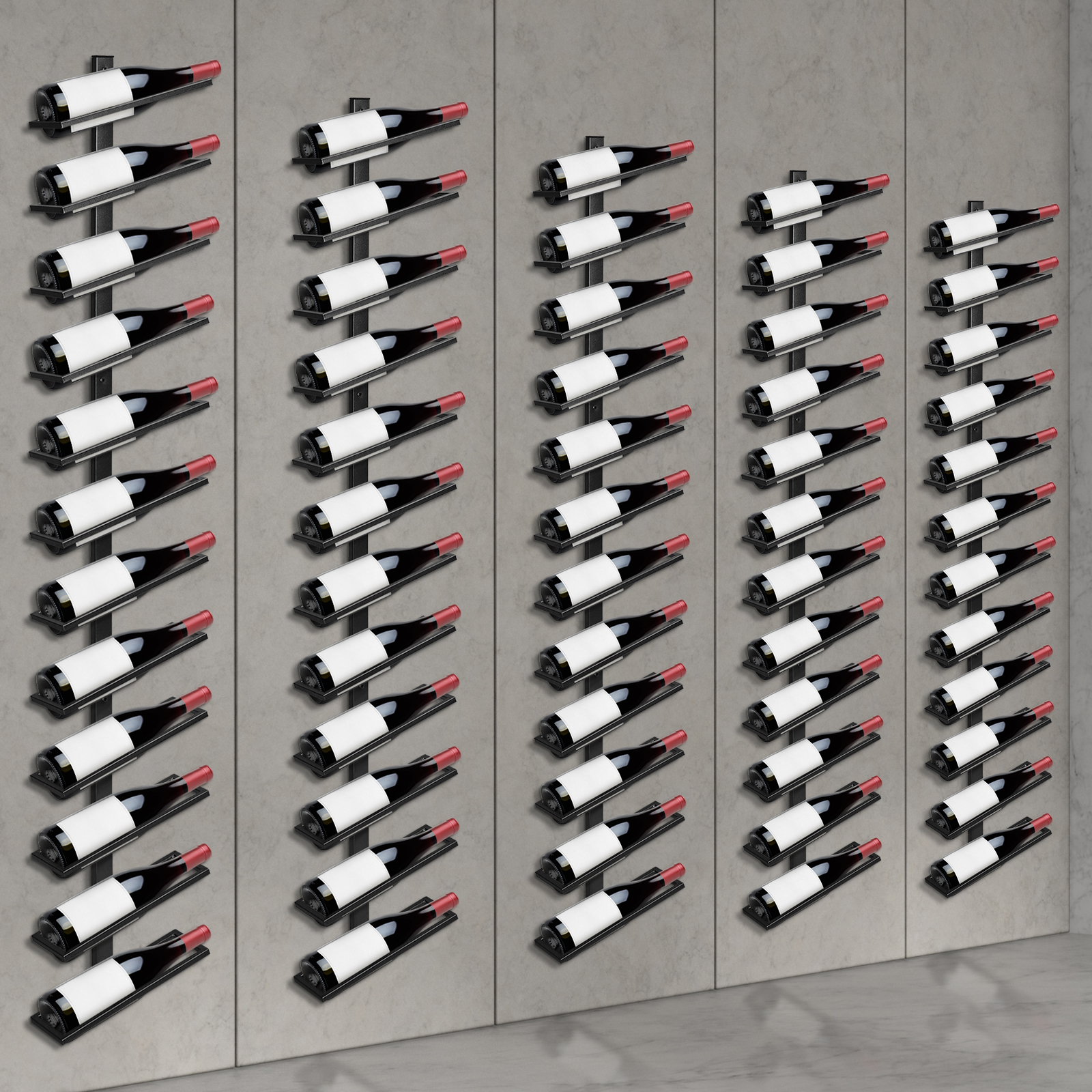 5 Pack Wall Hanging Bottle Hol – Wine Rack Wall Mount Bewertung und Preis