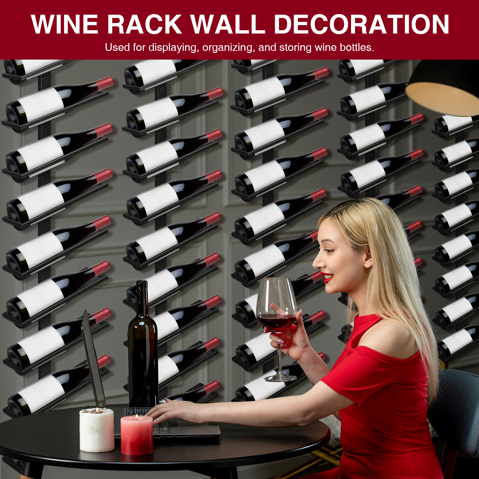 5 Pack Wall Hanging Bottle Hol – Wine Rack Wall Mount Bewertung und Preis