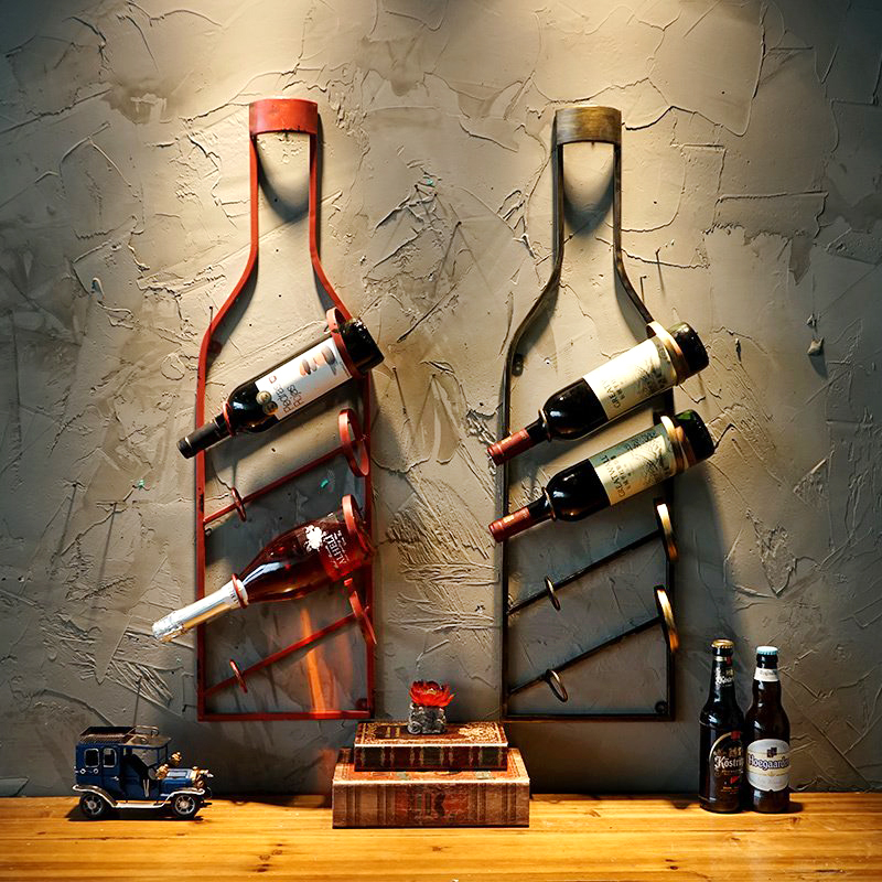 Vintage Industrial Wall Hanger – Wine Rack Wall Mount Bewertung und Preis