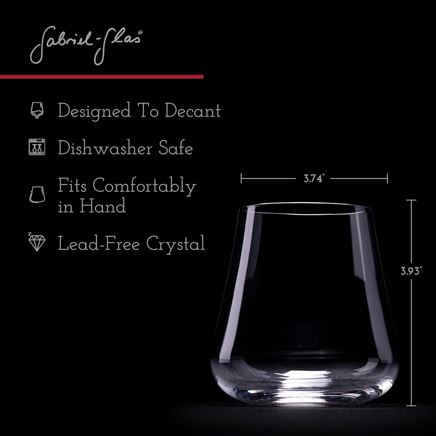 Stemless Crystal Wine Glasses  – Wine Beer Whiskey Bewertung und Preis