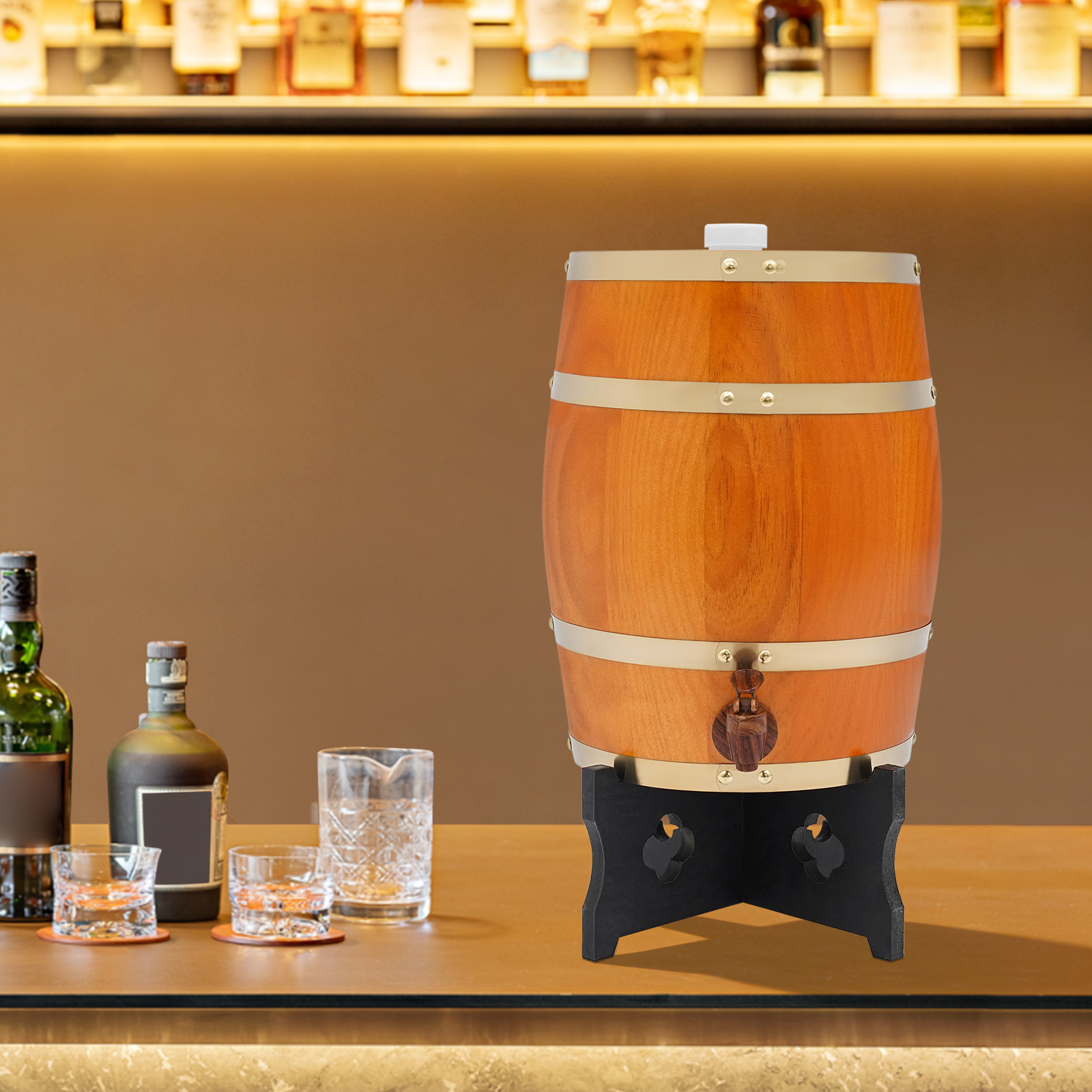 Beige-yellow Wine Barrel, Vert – Wine Beer Whiskey Bewertung und Preis