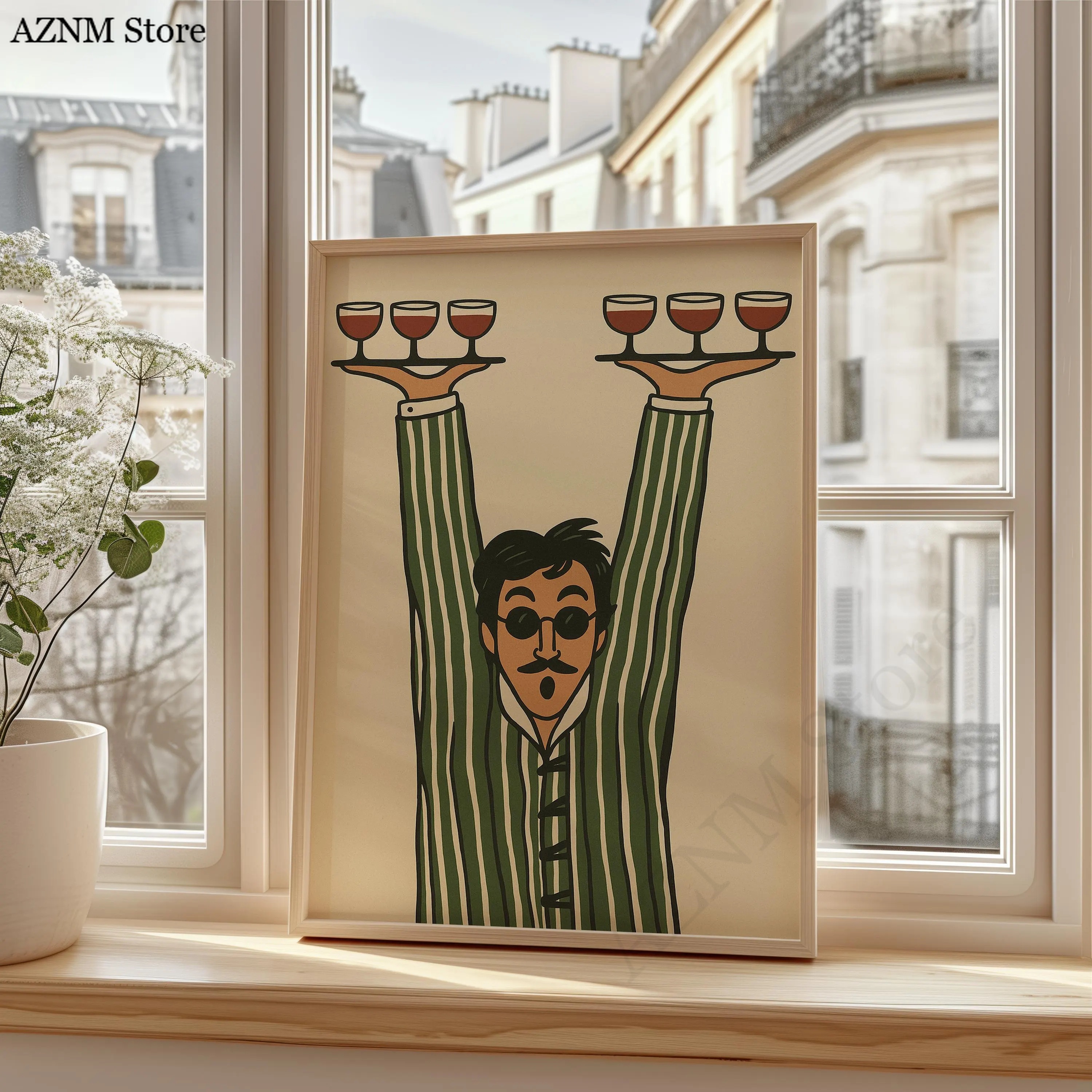 Retro Server Wall Decor, Minim – Wine Beer Bar Bewertung und Preis