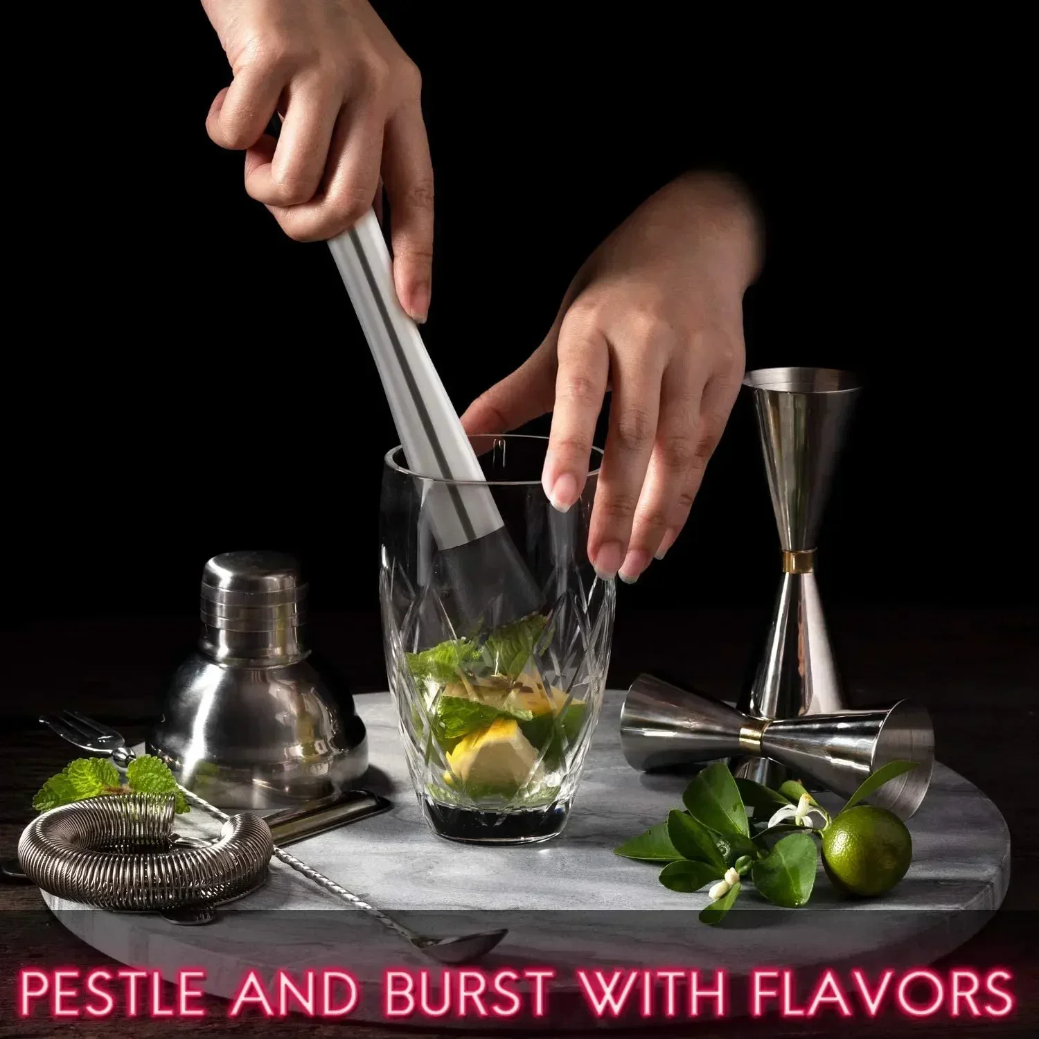 Stainless Steel Cocktail Muddl – Muddler Cocktail Bar Bewertung und Preis