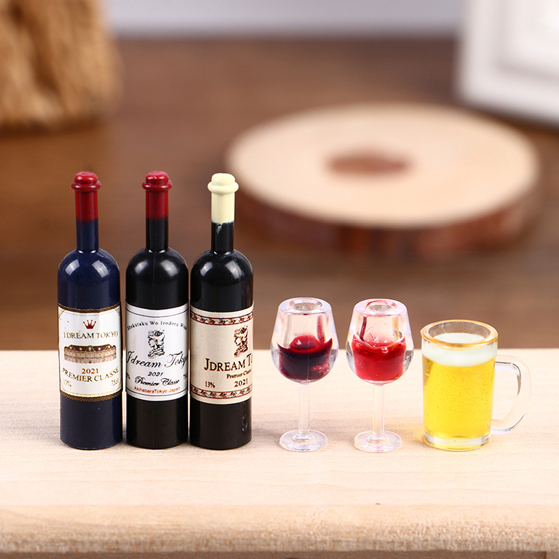 5Pcs Dollhouse Miniature Wine  – Wine Y Beer Bewertung und Preis