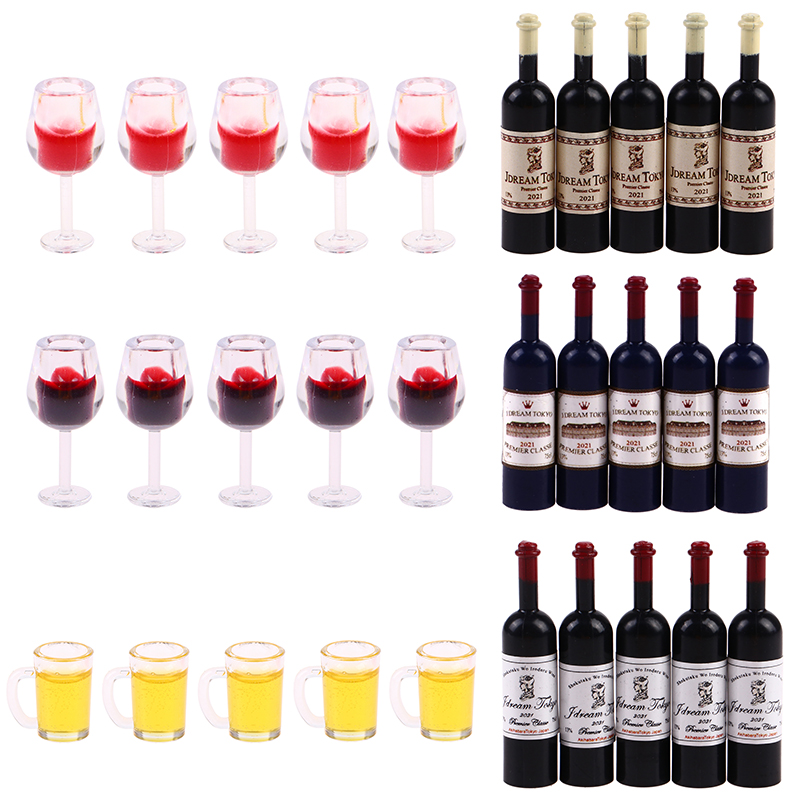 5Pcs Dollhouse Miniature Wine  – Wine Y Beer Bewertung und Preis