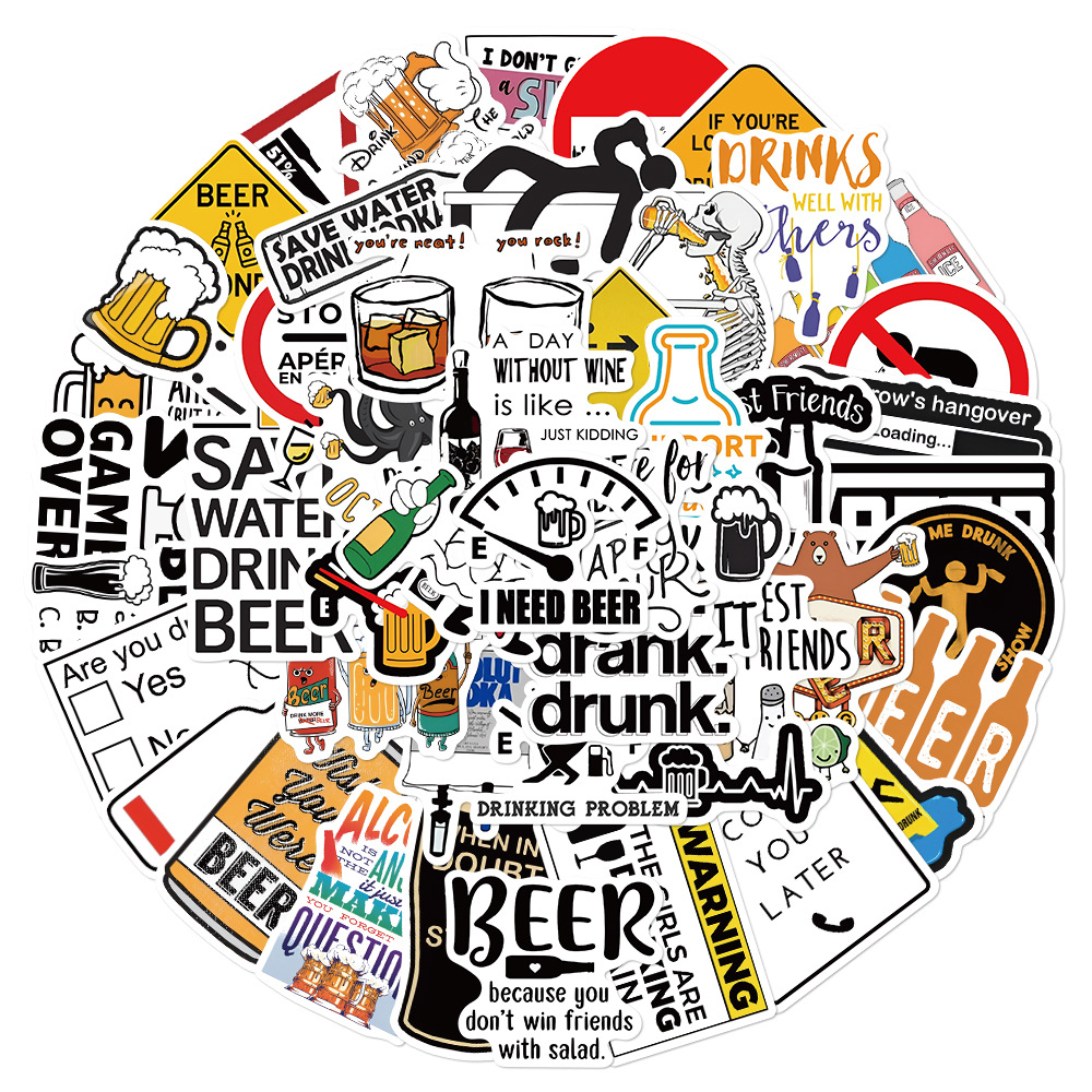 10/30/52PCS Funny Alcoholism V – Wine Y Beer Bewertung und Preis