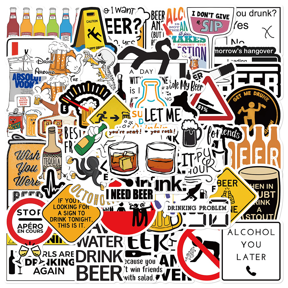 10/30/52PCS Funny Alcoholism V – Wine Y Beer Bewertung und Preis