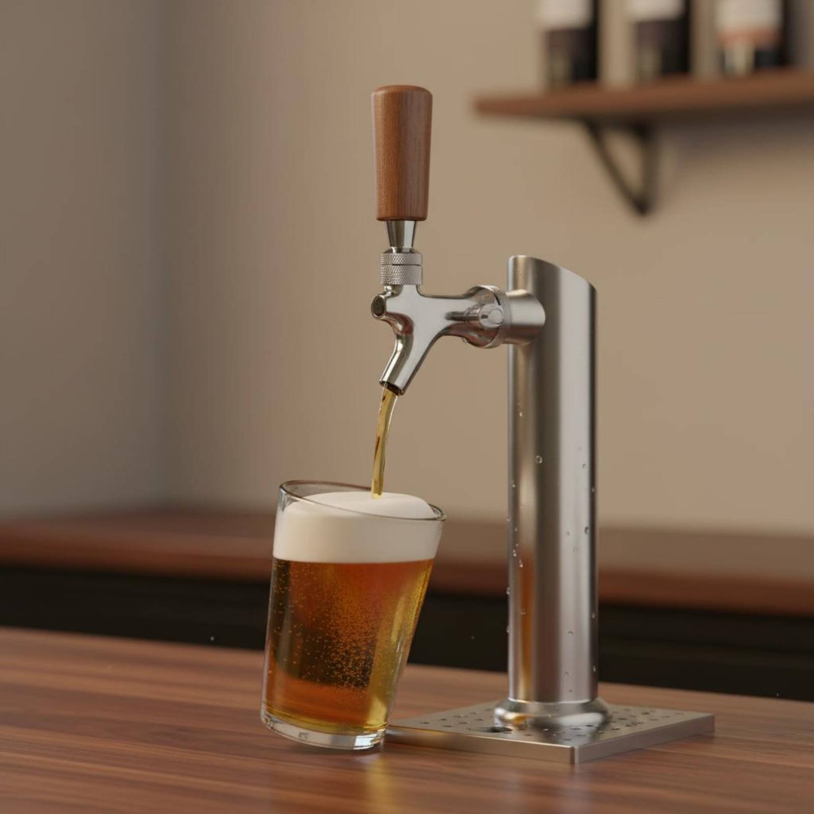 Short Wooden Beer Handle Solid – Wine Beer Bar Bewertung und Preis